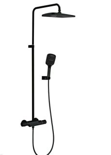 Душевая стойка Milleau Double MLV8223PDD-MB черный